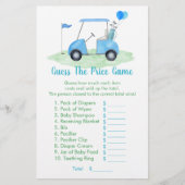 ゴルフ赤ちゃんシャワー価格ゲームを推測 (正面)