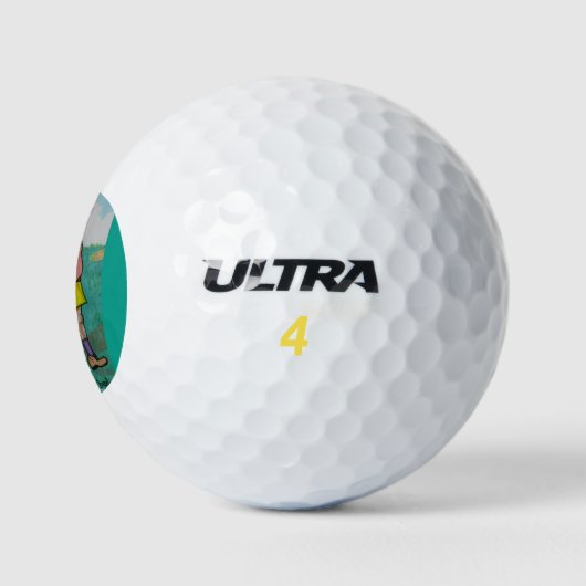 ゴルフ退職したで古いファートアウト – Golfball ゴルフボール (ロゴ)