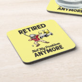 ゴルフ退職したはもうゴルファーを悩ませない コースター (左側)