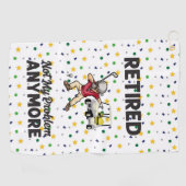 ゴルフ退職したはもうゴルファーを悩ませない ゴルフタオル (横)