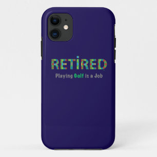 ゴルフ退職したは遊仕事だ iPhone 11 ケース