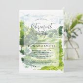 ゴルフ退職パーティの招待状 招待状 (スタンド正面)