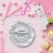 ゴルフ退職パーティーのプレート ペーパープレート (パーティー)