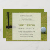 ゴルフ退職招待状 招待状 (正面/裏面)