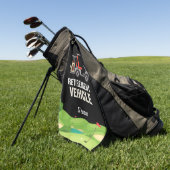 ゴルフ退職車 ゴルフタオル (グリーン)