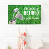 ゴルフ退職 横断幕 (インサイチュ)