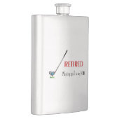 ゴルフ遊のゴルフは私の仕事 フラスク (右)