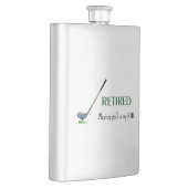 ゴルフ遊のゴルフは私の仕事 フラスク (右)