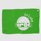 ゴルフ遊ススプリット画像ゴルフボール ゴルフタオル (横)