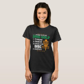 ゴルフ遊ディスク・ゴルフ愛好家Tシャツのディスク方法 Tシャツ (正面フル)