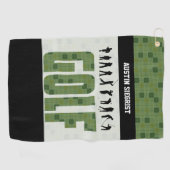 ゴルフ遊場 ゴルフタオル (横)