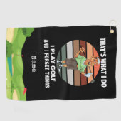 ゴルフ遊Iゴルフ忘れ用のもの ゴルフタオル (横)