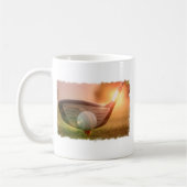 ゴルフ運搬人のコーヒー・マグ コーヒーマグカップ (左)