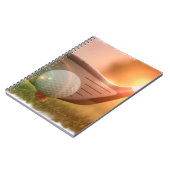 ゴルフ運搬人のノート ノートブック (左側)