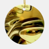 ゴルフ運転者のオーナメント セラミックオーナメント (正面)