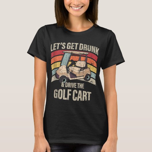 ゴルフ選手おもしろいギフトをLet Tシャツ (正面)