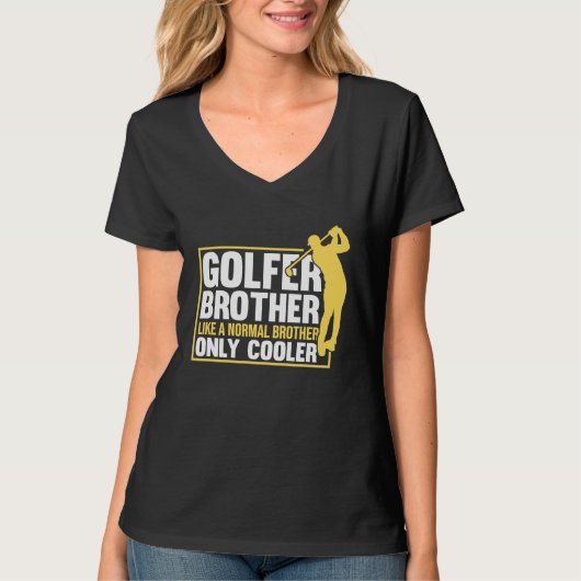 ゴルフ選手コーチ兄弟1 Tシャツ (正面)