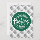 ゴルフ面白い言葉 独身ゴルファーへ 招待状 (正面)