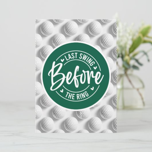 ゴルフ面白い言葉 独身ゴルファーへ 招待状 (スタンド正面)