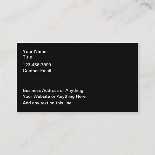 ゴルフ風光明媚な名刺 名刺 (裏面)