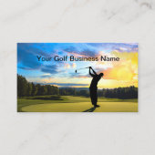 ゴルフ風光明媚な名刺 名刺 (正面)
