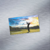 ゴルフ風光明媚な磁気名刺 マグネット名刺 (インサイチュ)