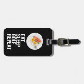 ゴルフ食べスリーゴルフリピート ラゲッジタグ (正面横)