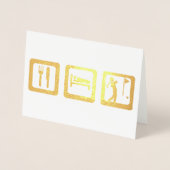 ゴルフ食べファナティックのためのスリープゴルフ 箔カード (正面)