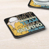 ゴルフ飲むチーム コースター (左側)