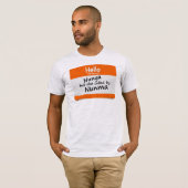 ゴルフ駐車場プロトコル 私の名前はNunya & Nunma Tシャツ (正面フル)