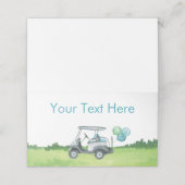 ゴルフ魅力的テーマ食品ラベル プレイスカード (外部開封)