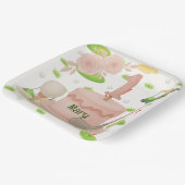 ゴルフ1歳のゴルフ選手の誕生日1年 ペーパープレート (傾斜あり)