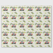 ゴルフ1歳のゴルフ選手1歳の誕生日の第1位 ラッピングペーパー (フラット)