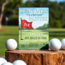 ゴルフ1歳誕生日パーティー ホールインワン