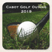 ゴルフ101 スクエアペーパーコースター (正面)