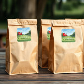 ゴルフ1st誕生日パーティーホールインワン スクエアシール