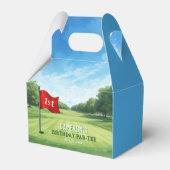 ゴルフ1st誕生日パーティーホールインワン フェイバーボックス (裏面サイド)