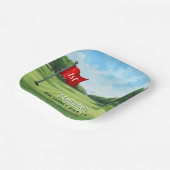 ゴルフ1st誕生日パーティーホールインワン ペーパープレート (傾斜あり)