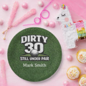 ゴルフ30歳の誕生日パーティー ペーパープレート (パーティー)