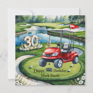 ゴルフ30thバースデーオンゴルフコース カード