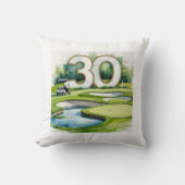 ゴルフ30thバースデーオンゴルフコース クッション (正面)