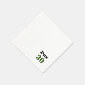 ゴルフ30thバースデーパーティー30歳パーティー スタンダードカクテルナプキン (角)