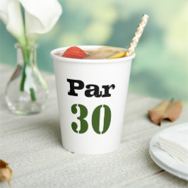 ゴルフ30thバースデーパーティー30歳パーティー 紙コップ