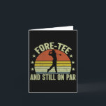 ゴルフ40歳の誕生日まだパー Funny 、ゴルフ カード<br><div class="desc">レトロなゴルフ40歳の誕生日まだパー Funny</div>
