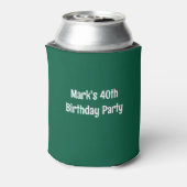 ゴルフ40歳の誕生日パーティー 缶クーラー (缶裏面)