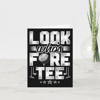 ゴルフ40thバースデープンヴィンテージルック誰が前のティー カード