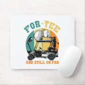 ゴルフ40th誕生日まだパー40イおもしろいー上に マウスパッド (マウス)