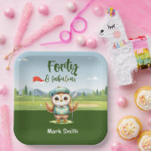 ゴルフ40th誕生日パーティーゴルファー誕生日 ペーパープレート (パーティー)