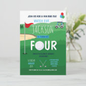 ゴルフ4thバースデーフォーゴルフコースクラブ 招待状 (スタンド正面)