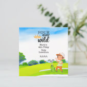 ゴルフ4th年の古い4つの野生の誕生日 セーブザデート (スタンド正面)